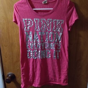 VS PINK NATION T shirt
